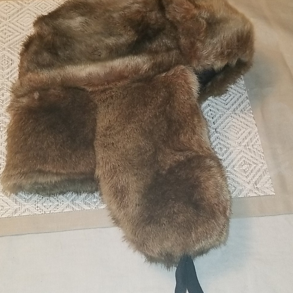 Faux fur bomber ushanka hat